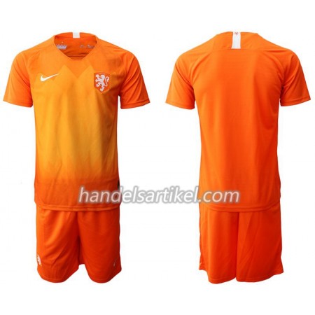 Niederlande Kinder Heim Trikotsatz 2019 Kurzarm (+ Kurze Hosen)